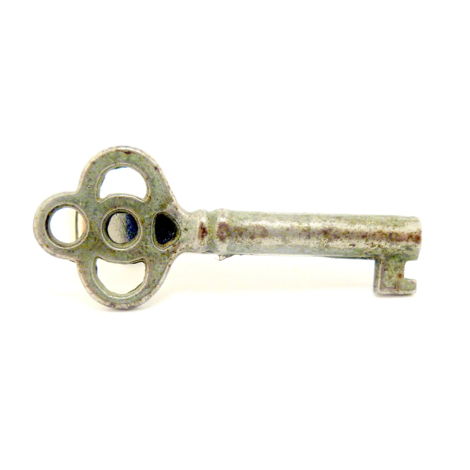 Skeleton Key Tie Clip, Steampunk Men's Tie Tack