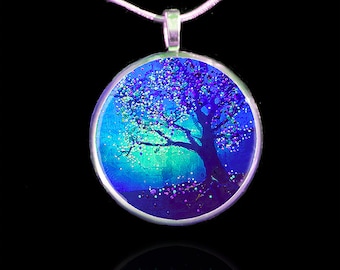 Firefly Tree Energy Healing Pendant - Jewelry For Healing