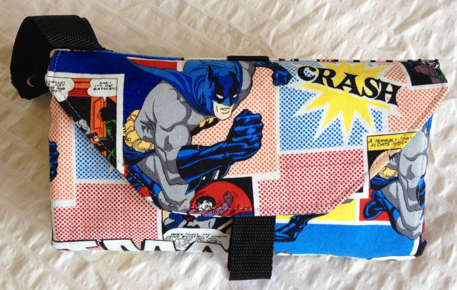 Batman Diaper Clutch Changing Pad