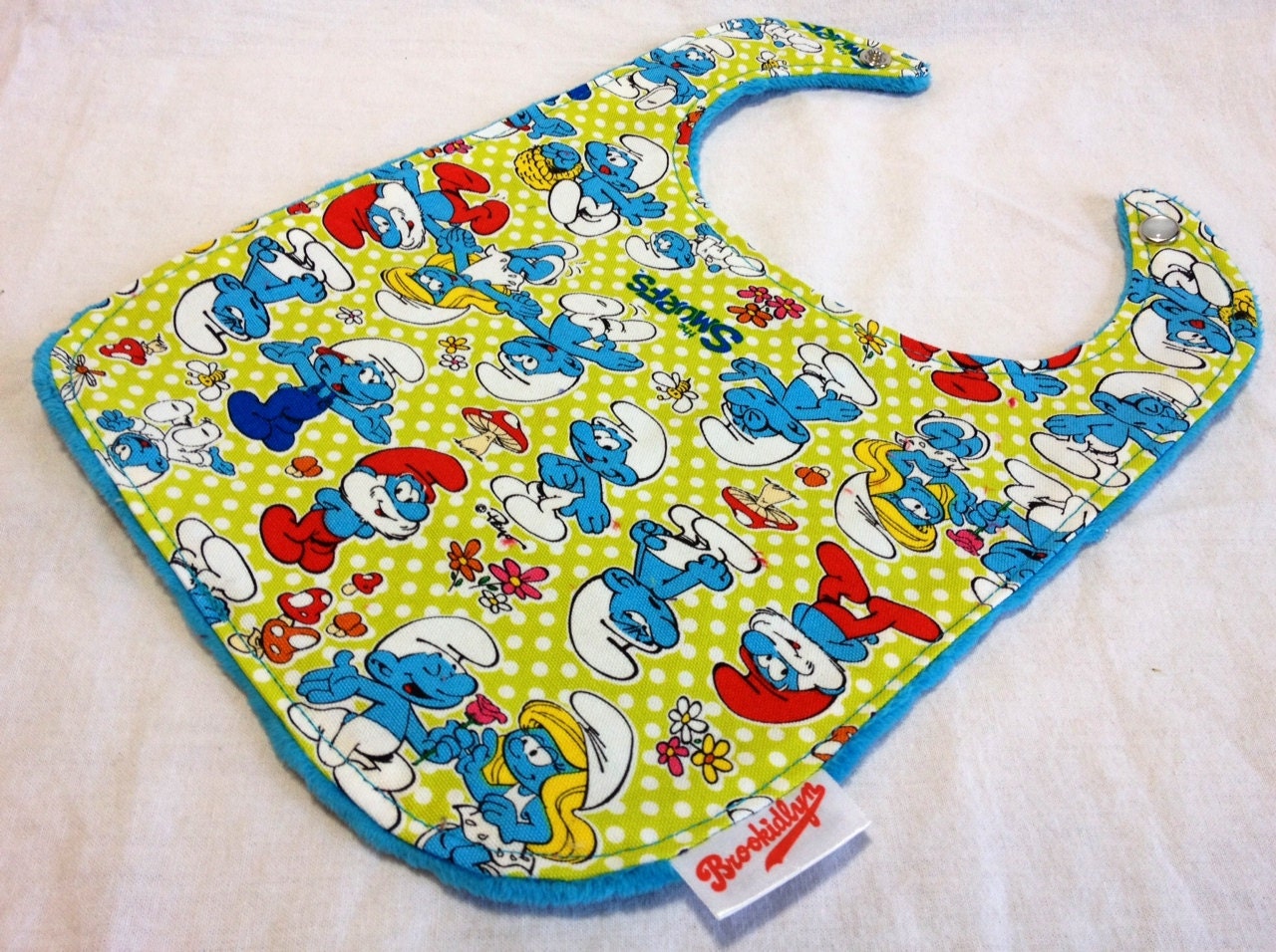 The Smurfs Bib