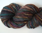 Handspun Thick & Thin Singles Yarn "Holocene" 137 yds