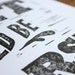 Linoleum Print Poster - Shit Could Be Worse