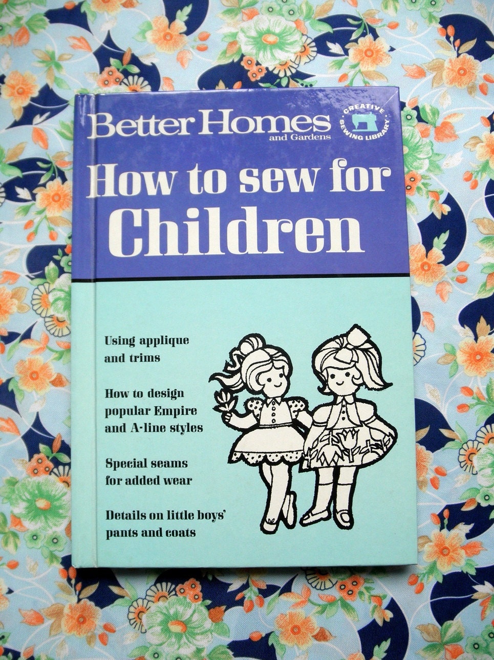 First Printing 1966 How to Sew for Children Reference Book - Home Sewing Retro Clothing - 60s Childs Midcentury Dress - Childs Antique