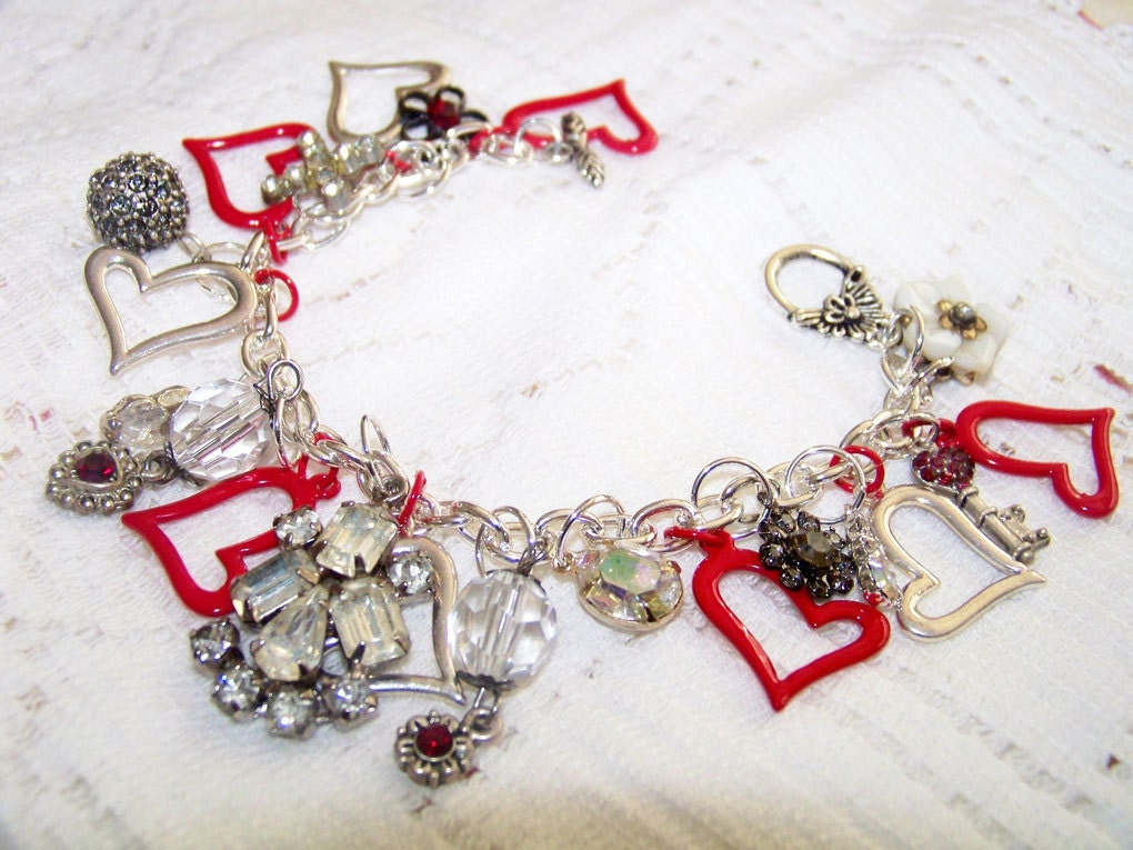 Loving You Valentine Charm Bracelet