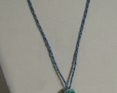 Flamework Bead on Kumi-loom cord.