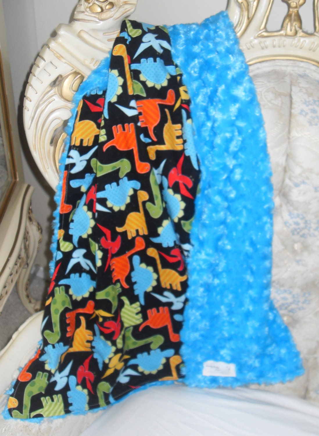 Urban Zoologie Dinosaurs Bright Baby Blanket