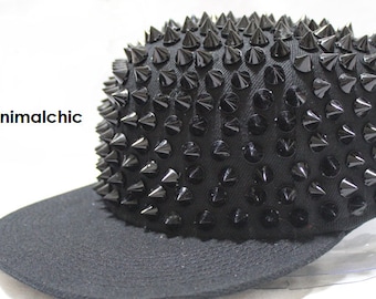 Made to order - Stud hat - All black