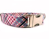 ORCHID Dog collar HANDMADE