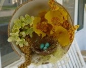 Spring In A Teacup, Altered, Hanging Decor