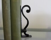 Scroll Wrought Iron Bookends