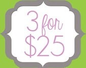 DESIGN YOUR OWN Burp Cloths - Set of 3- Choose your own Fabrics