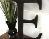 Rustic Black Wooden letters