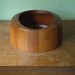 Dansk Staved Teak O Serving Bowl By Jens Quistgaard - Danish Modern Dansk Denmark Four Ducks Staved Teak Bowl