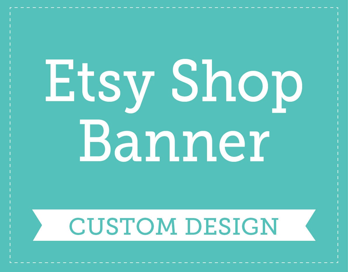 Etsy Shop Banner: Custom Design