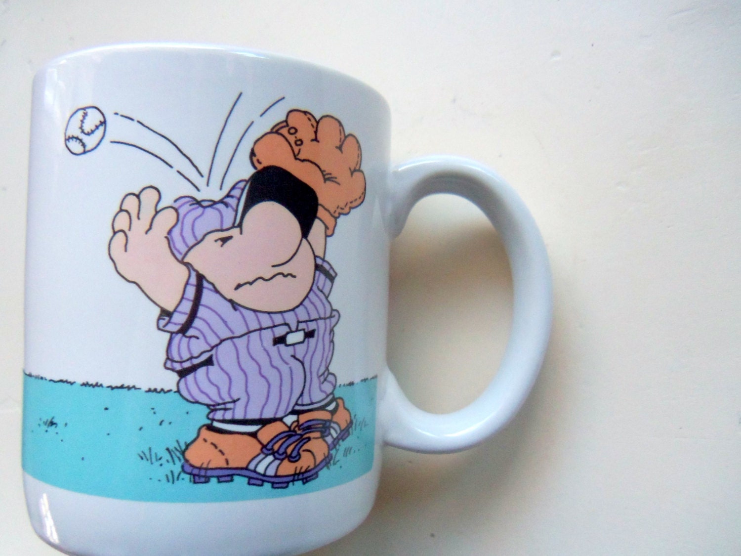Vintage Ziggy Heavy Hitter Coffee Mug 1989