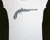 Victorian Gun 1  - Women's Short Sleeve Scoop Neck Cotton T-Shirt Contoured Fit