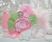 Pink Birthday Crown - Party Hat - Photo Prop -  Couture Crown - Princess Dress Up - Birthday Hat