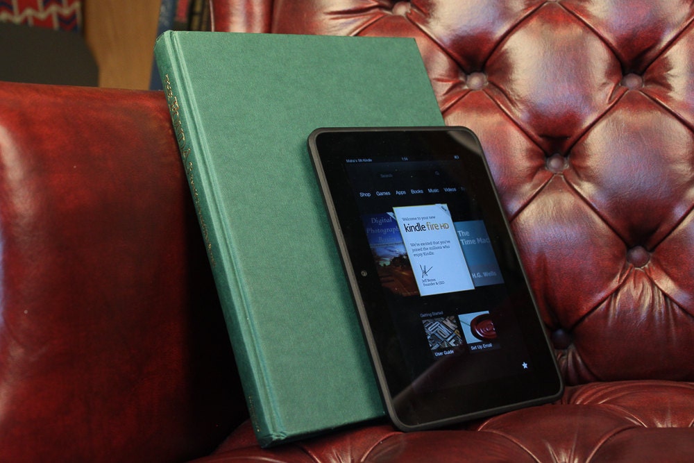 Kindle Fire HD 7" Book Cover, Kindle Fire HD Book Cover, Kindle Book Cover by ReAuthored - Cases and Covers Crafted from Real Hardback Books