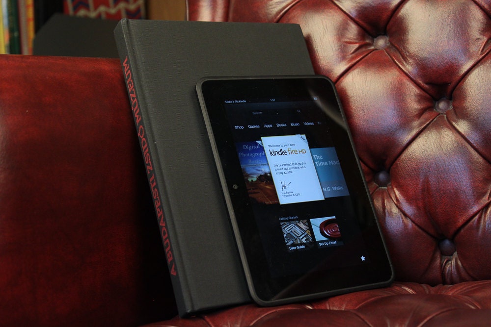 Kindle Fire HD Book Case, Hungarian Kindle Fire Book Case, Kindle Case by ReAuthored - Cases and Covers Crafted from Real Hardback Books