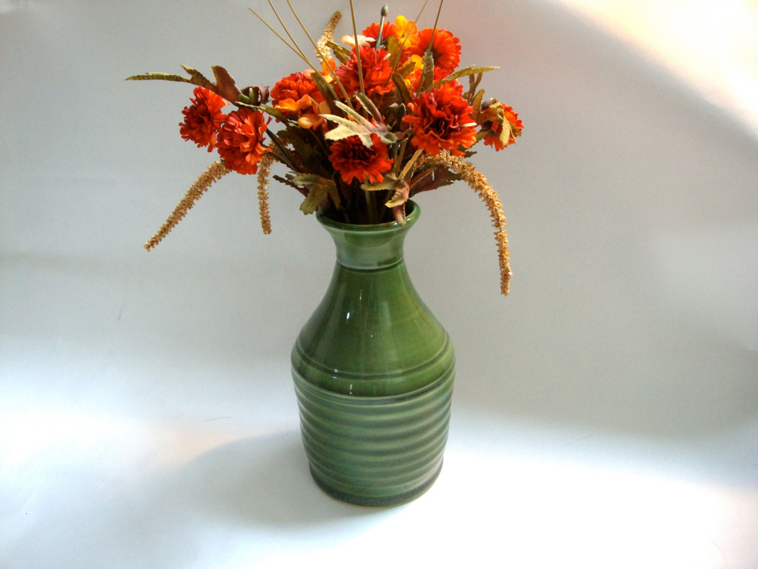 Spearmint Vase in stock ready to ship