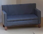 1:6 Scale Furniture Grey Sofa (Blythe, Barbie, 12'' Fashion dolls, Bratz)