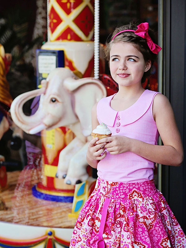 Madelyn Shirt PDF Pattern and Tutorial, All Sizes 6-12m-10 years included.
