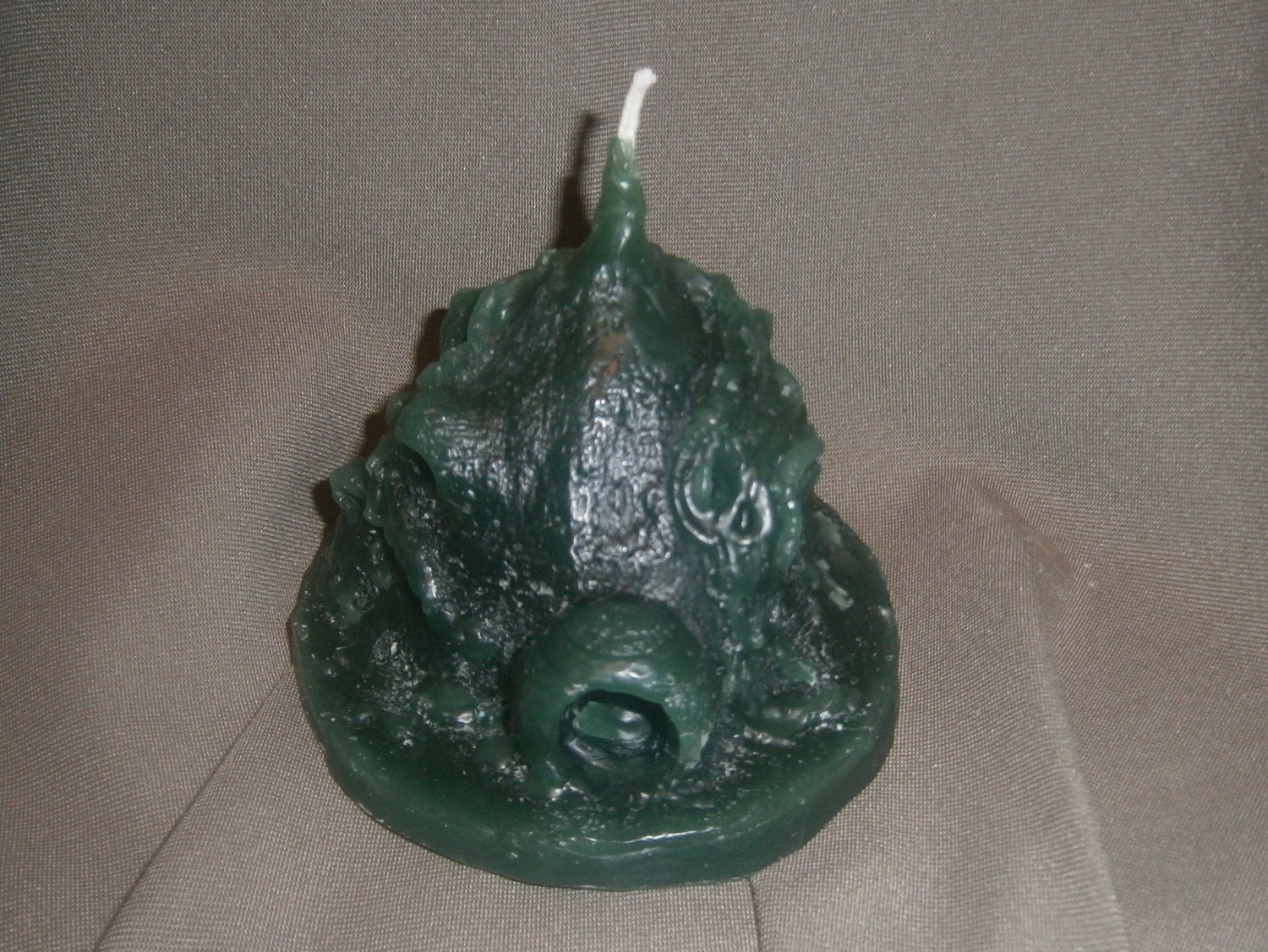 Custom Green YODA Dagobah HUT Candle Star Wars