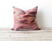 Pink Southwestern & Chambray Pillow Cover 16"
