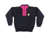Intense 90s Neon Cultural Explosion Fleece Pullover - L