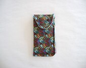 Fabric eyeglass case, small/medium eyeglass case, case for reading glasses