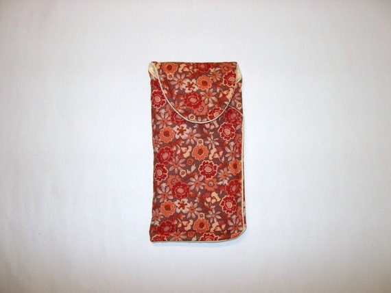 Fabric eyeglass case, small/medium eyeglass case, case for reading glasses