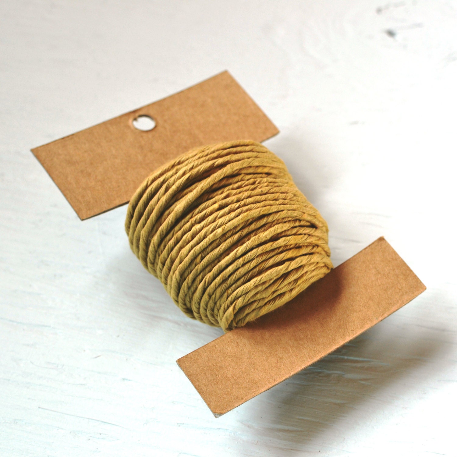 25 yards NATURAL abaca twine, manila hemp ribbon - twine or ribbon for gift wrap and packaging