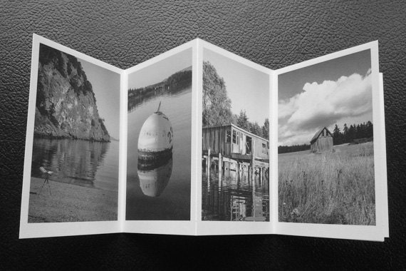 Postcards from Lopez - A handmade book