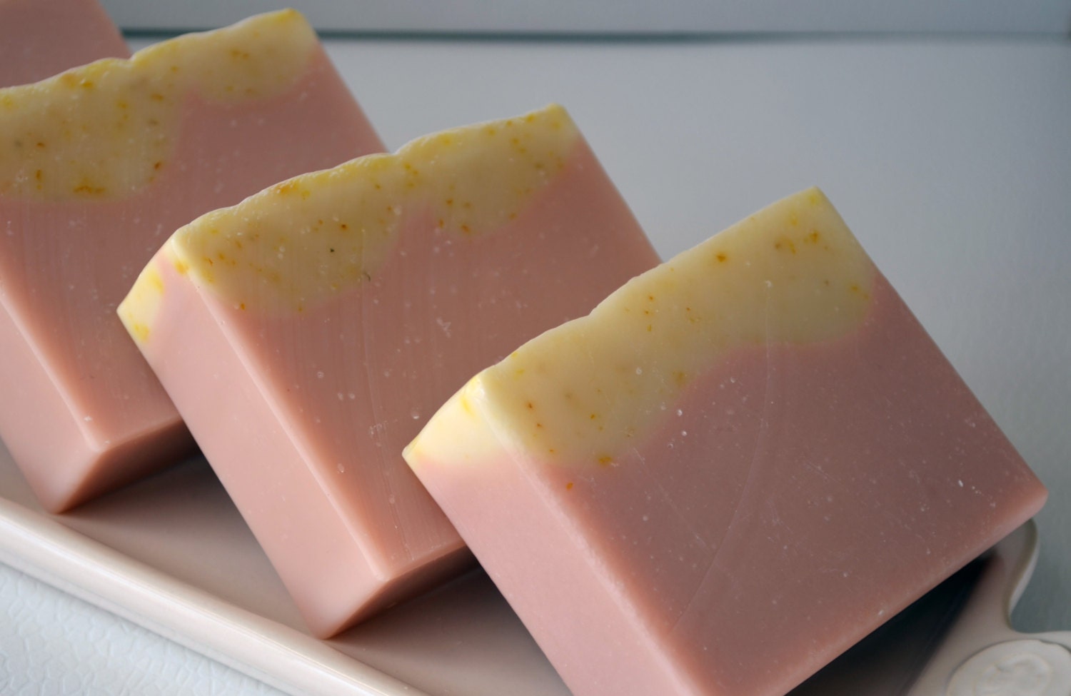 PINK GRAPEFRUIT Soap, All Natural Soap, Handmade Soap, Essential Oil Soap, Cold Process Soap, Vegan Soap
