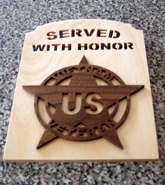Vietnam Veteran Plaque - Served with Honor