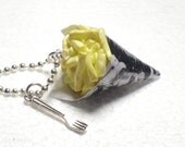 Cone Of Chips Pendant. Polymer Clay.