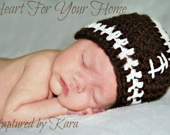 Football Beanie Crochet PDF Pattern