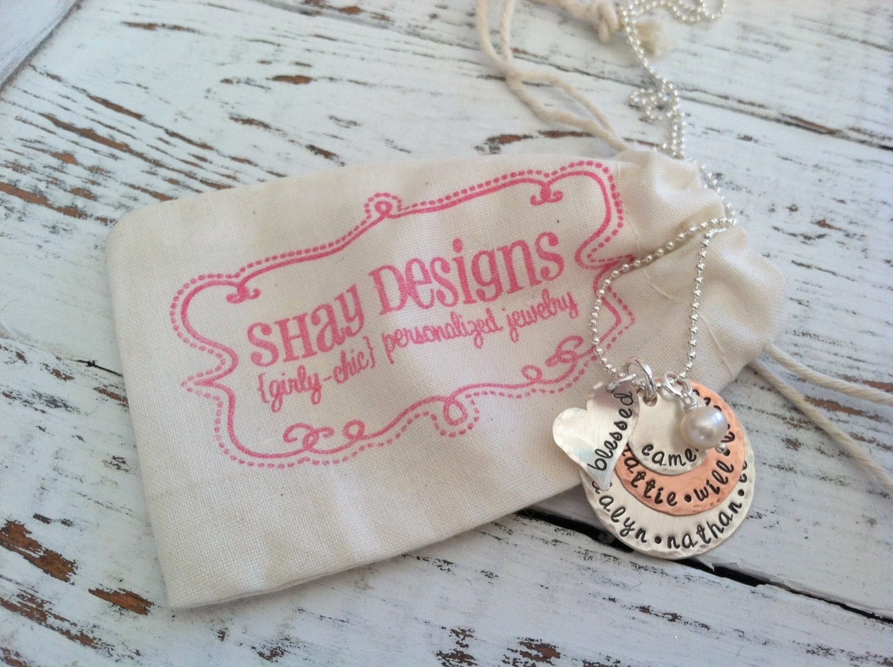 Personalized Initial Necklace with Vintage Key