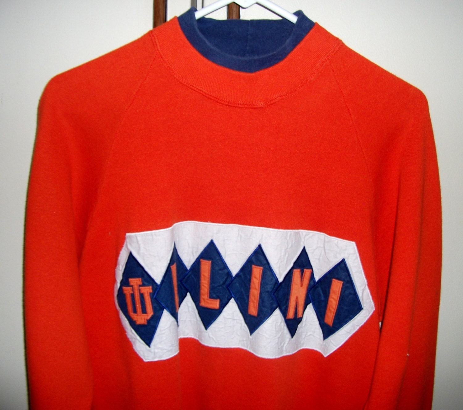 Vintage Illini Sweatshirt Large fits to 44" Chest Only 12 USD