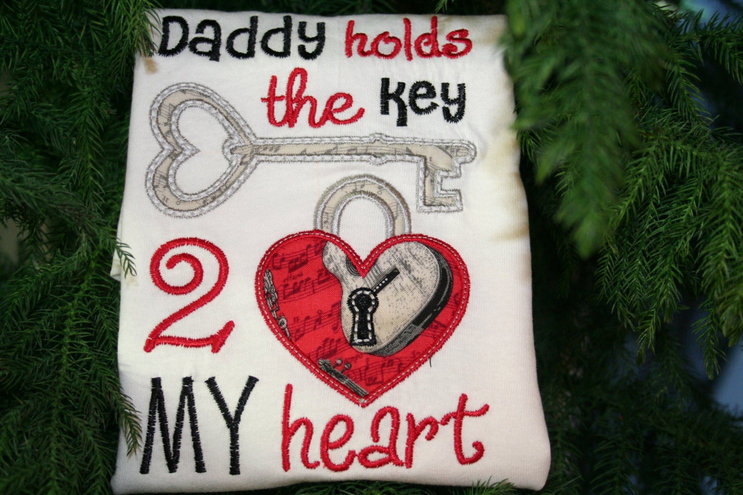 daddy holds the key onesie , t-shirt