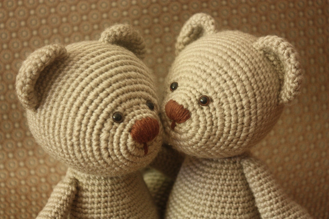 Classical Teddy Bear Crochet Pattern - Amigurumi Tutorial - Downloadable Crochet Tutorial