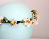 Spring Love Floral Crown, Flower Crown, Bridal Hair Crown, Wedding. Spring, bridal headpiece, wedding flower crown, Hair Accessories,