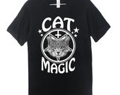 Cat Magic T-Shirt UNISEX Sizes S, M, L, XL, 2XL