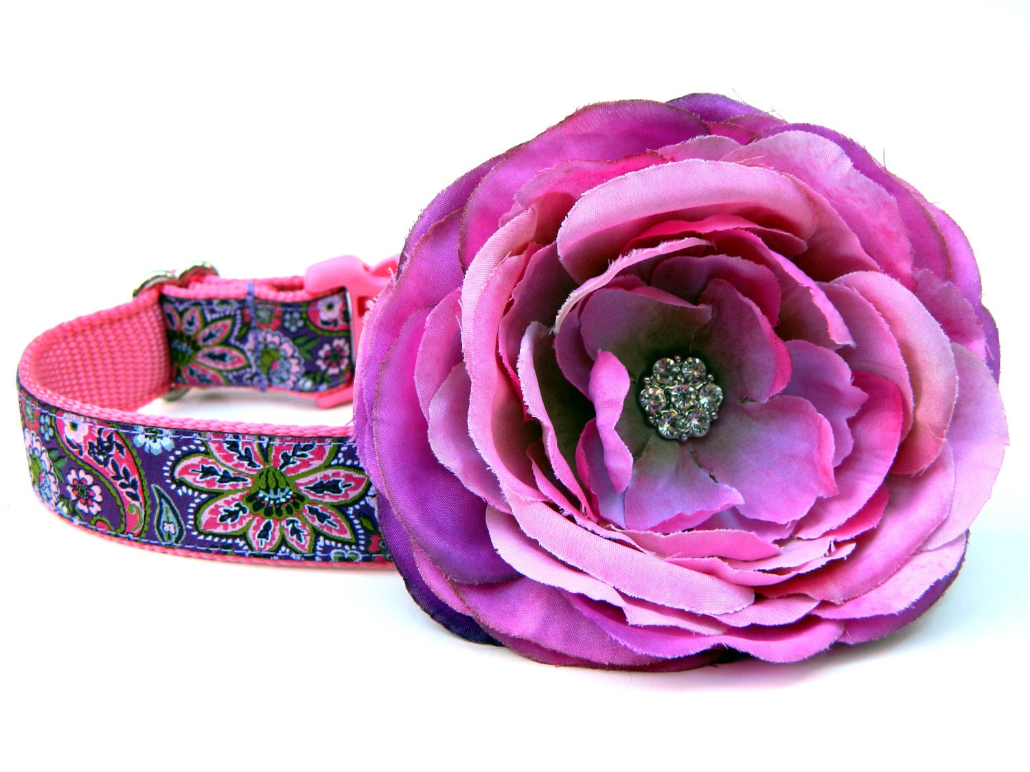 Dog Collar Flower Add-On for Your Custom Dog Collar
