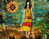 16x16 Inspirational Artwork by Janelle Nichol Nature On My Way Home