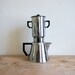 Vintage French Coffee Machine // 1940 Industrial Design // Metallic Silver // Gifts for him man father // coffee breakfast café