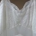 Vintage Berkliff White Slip, Shabby Vintage Ladies White Full Slip, Size 34 Vintage Lingerie from The Eclectic Interior