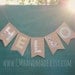 HELLO burlap banner