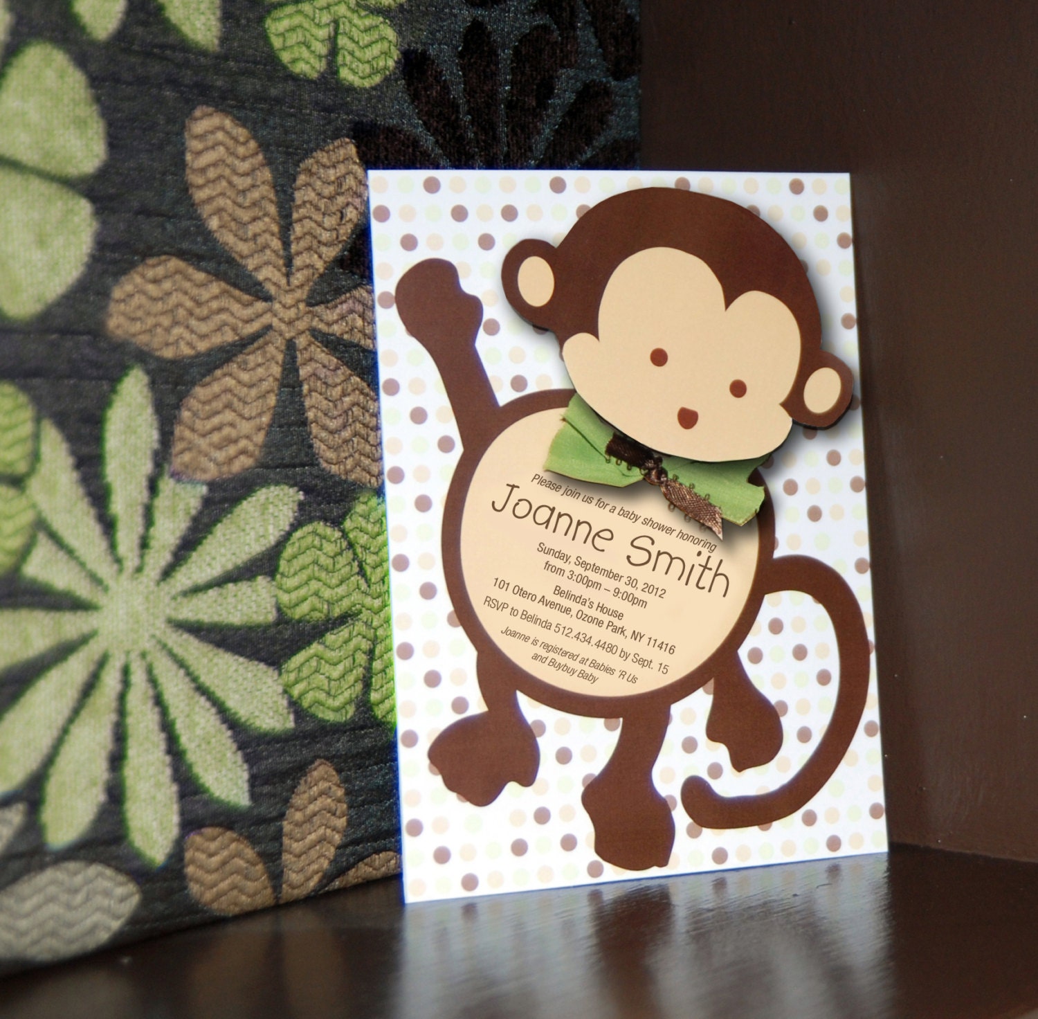 Monkey Baby Shower Invitation Il_170x135