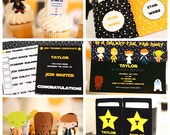 Instant Download Star Wars Birthday Party Printable Kit with Changeble Text